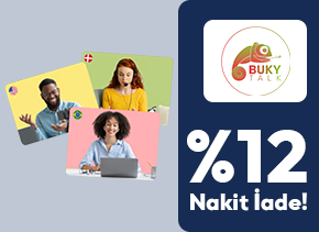 BYS PlatinCard ile  Bukytalk.com maazalarndan yapacanz alverilerde %12 nakit iade frsat sizi bekliyor.